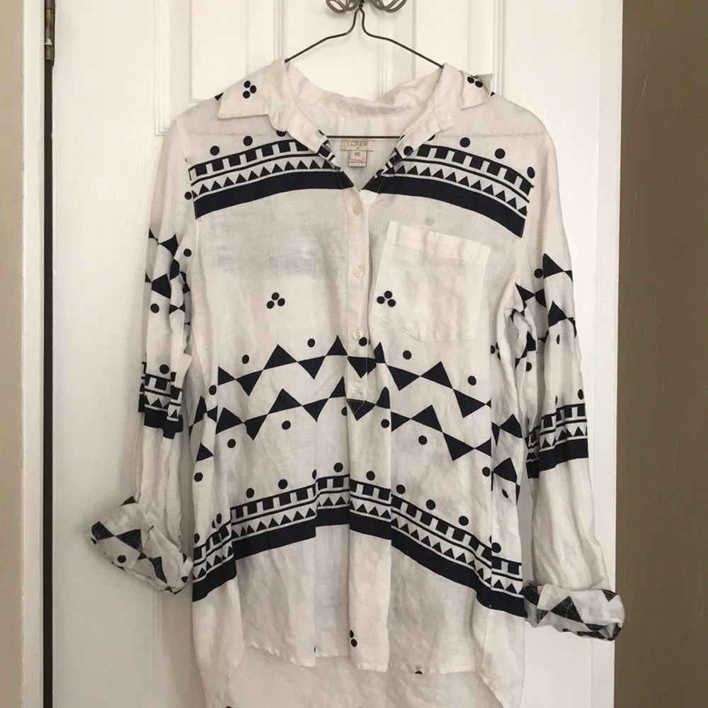 Jcrew linen shirt!